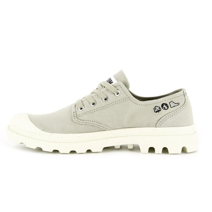 Pánské Oxfordky Palladium Pampa OX Organic II Světle Zelene | CZ UHI-31N